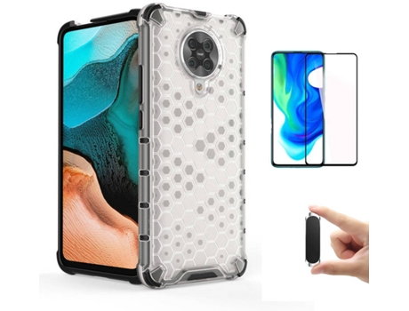 Kit Carcasa, Protector y Soporte Xiaomi Poco F2 Pro Full Cover Rumble