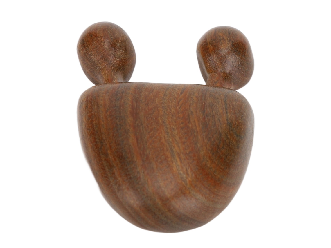 Rascador De Masaje Wenge 2 Dientes Portátil Para Rostro Nariz Cuello Gua Sha Cómodo