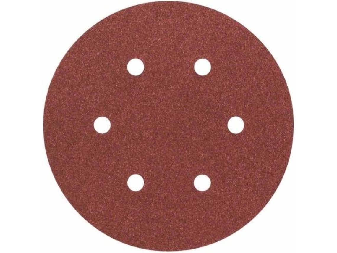 Conjunto de 6 Hojas de Lija BOSCH para Lijadora Excéntrica 150 mm