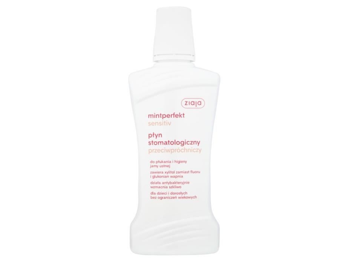 Mintperfekt Sensitiv Płyn Stomatologiczny Przeciwpróchniczy 500ml
