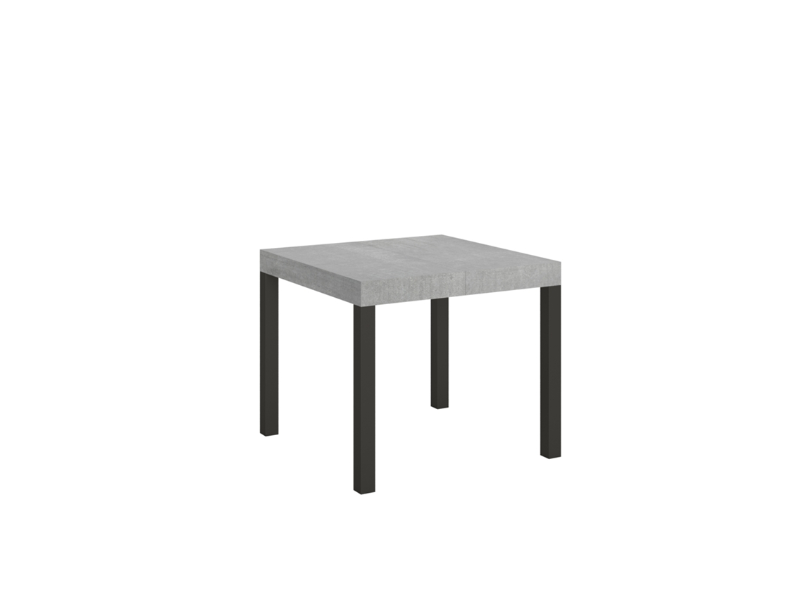 Mesa de Comedor ITAMOBY Everyday (90x90/246 - Paneles de Melamina - Cemento)