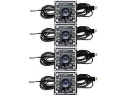 4 Módulos De Cámara, 100 Grados, 1 Mp, Ov9732, 1280x720, Usb, Sin Necesidad De Controladores, Enfoque Manual.