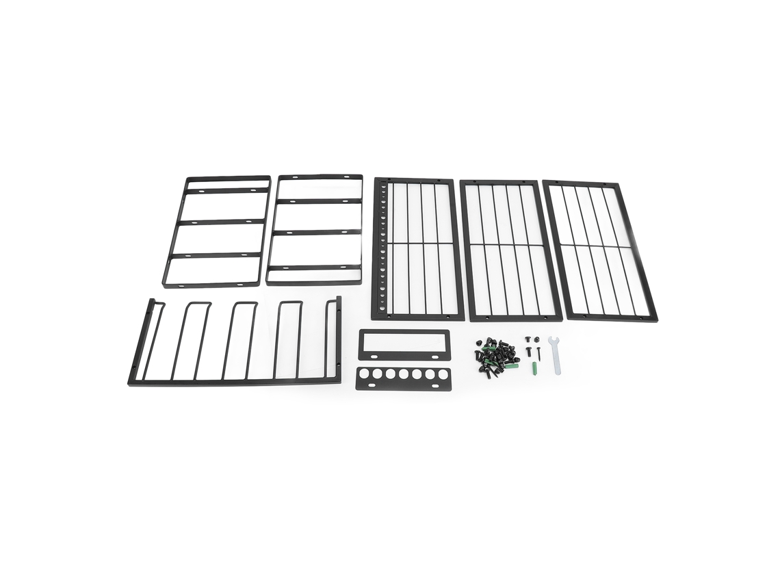 Organizador de herramientas eléctricas de pared, 4 niveles para taladros de garaje, resistente estante de metal