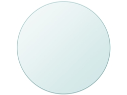 Tablero VIDAXL Transparente Cristal (Ø 60 cm)