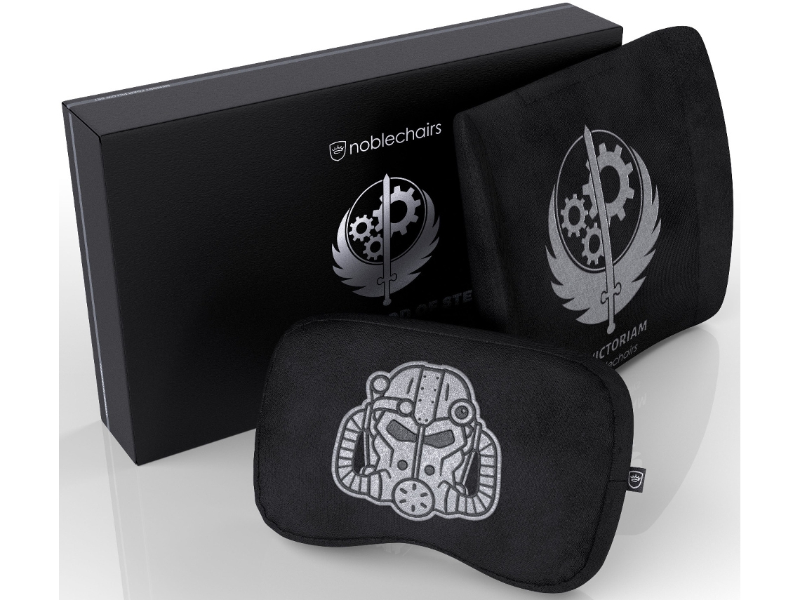 Set de Almohadas NOBLECHAIRS Memory Foam Brotherhood Of Steel Edition