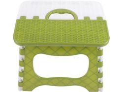 Taburete Plegable Pequeño, Verde Y Portátil, De Material Pp, Ligero, Práctico, Compacto Y Plegable, Ideal Para Acampar.
