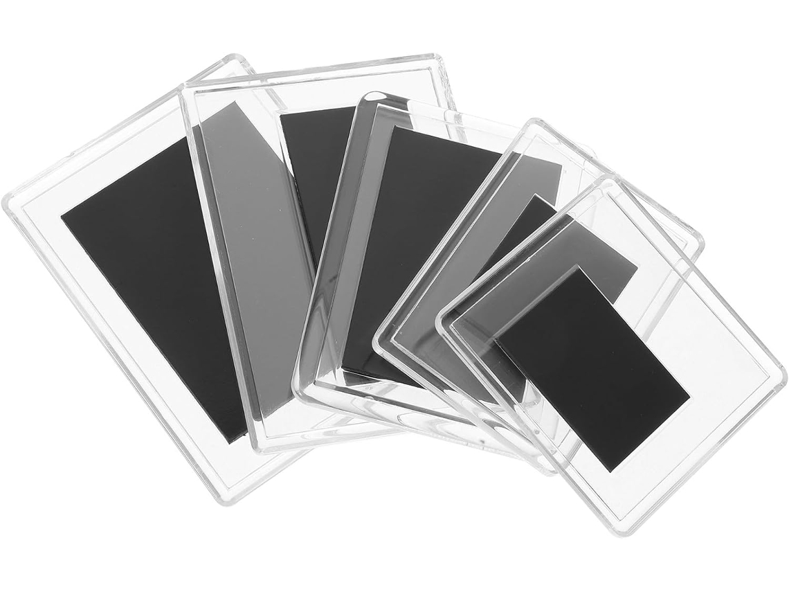 Elegante marco de fotos magnético, soporte adhesivo de PVC duradero para refrigerador, compre GOKOCO