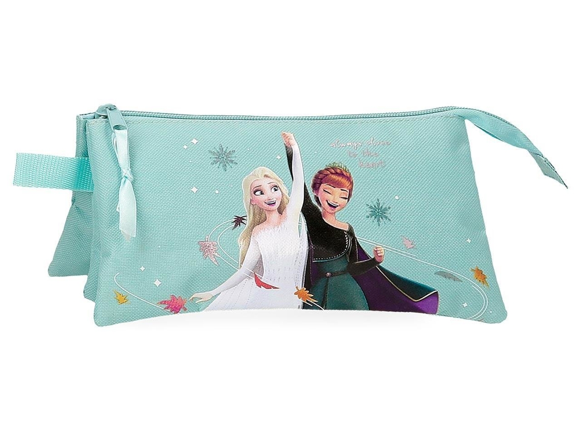 Estuche de poliéster Frozen Always Close Tothe Heart azul claro Disney