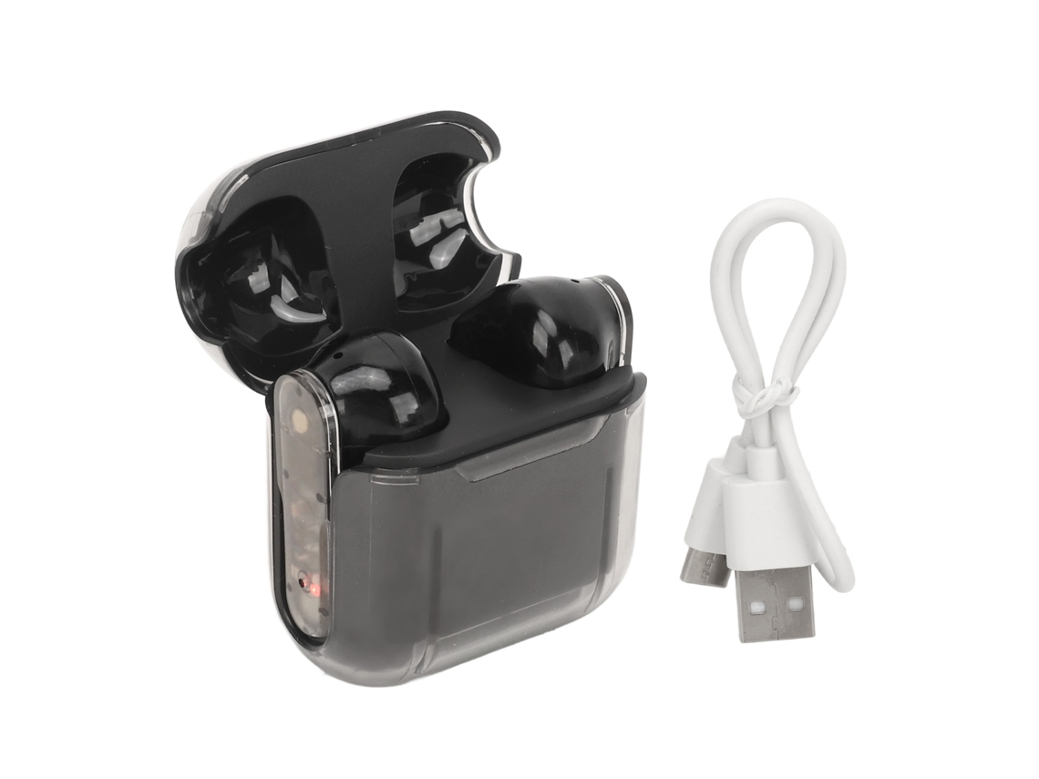 Fones de Ouvido Mali Tradutor Bluetooth 5.3 Sem Fio Tradução em Tempo Real 144 Idiomas Preto