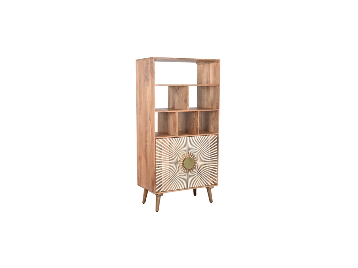 Estanteria Madera 2 Puertas Tallado 80x45x160cm