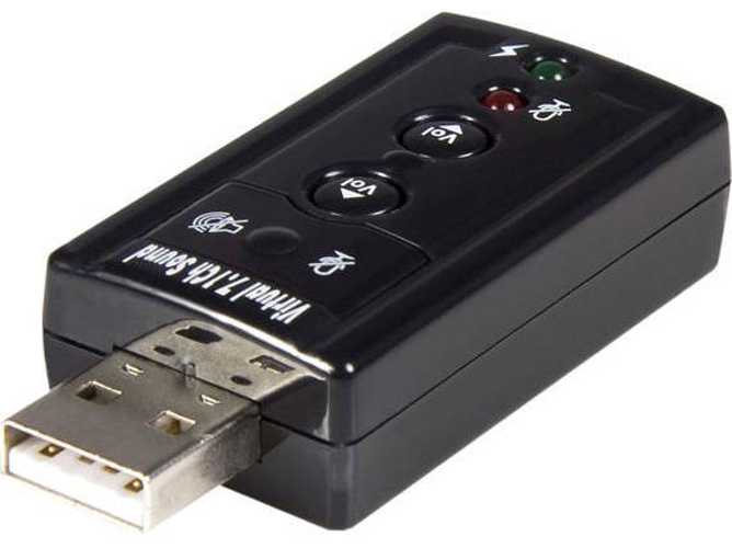 Tarjeta de Sonido STARTECH.COM USB Adapter 7.1 card