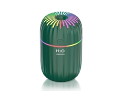 Humidificador VANJL Difusor De Aceite Aromático Fuegos Artificiales Pulverizador De Niebla 300 Ml-Verde
