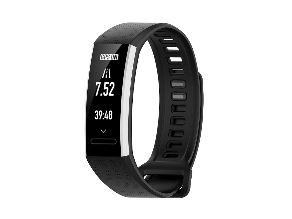 Correa de reloj inteligente para Huawei Band 2 Pro / Band 2 / ERS-B19 / ERS-B29 Correa deportiva de silicona (Negro)