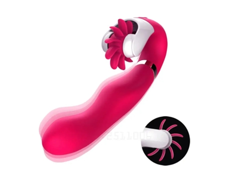 Vibrador OHPA G/B123 12 Modos (Rosa - Silicona)