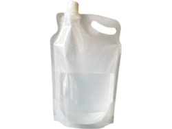 Botella de agua plegable de 2 litros | Contenedor de agua transparente y plegable | Bolsas de agua reutilizables Slowmoose