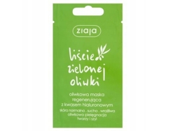 Mascarilla facial Ziaja con hojas de olivo verde y ácido hialurónico regenerador, 7 ml