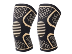 Rodilleras transpirables antideslizantes con absorción de impactos para correr, caminar, baloncesto y voleibol (2 piezas)
