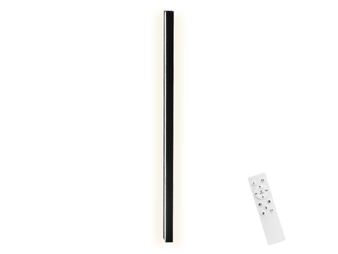 Aplique Led para Interior Negro Regulable 100 Cm Lámpara de Pasillo Moderna 15 W NETTLIFE Iluminación de Pared