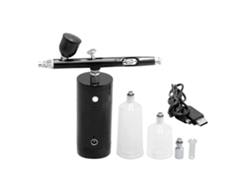 Kit De Aerógrafo Usb Portátil Recargable Con Compresor Y Pistola De 0,3 Mm Para Maquillaje, Efectos Especiales, Tatuajes Y Pintura.