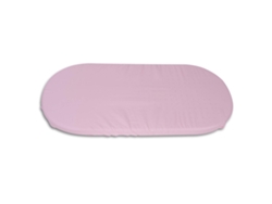 Sábana bajera regulable 100% algodón con goma rosa Coche/Capota/Cuco 80 BABYLINE