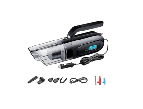 Aspirador de mano 4 en 1 250w 25000pa con luz LED-negro