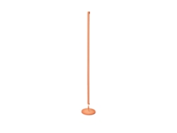 Ray - Lámpara de pie LED regulable de 25 W, 3000 K, 2000 lúmenes, 160 cm de altura, con pedal - Perenz - Naranja