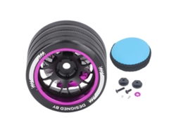 Volante De Dirección Rc De Aluminio Ligero Y Resistente A Los Impactos Para Flysky Sanwa Futaba