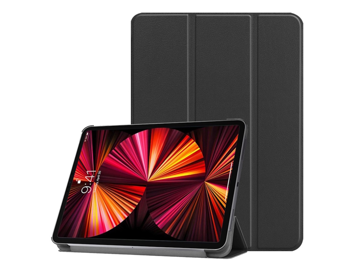 ILIKE Funda Triple Ecopiel Apple Ipad Pro 12 9'' 6ª Generación 2023 / 2020 / 2021 / 2022 Negro