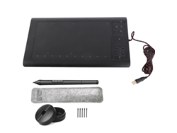 Tableta De Dibujo Digital De 10x6 Pulgadas Con Lápiz Estilo 8192 Niveles De Presión Compatible Con Win Android