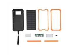 Kit De Banco De Energía Solar (20000mah, Usb Dual, Cargador Portátil)