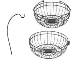Cesta Colgante Para Frutas Con Varios Niveles Para Almacenamiento Elegante En La Cocina