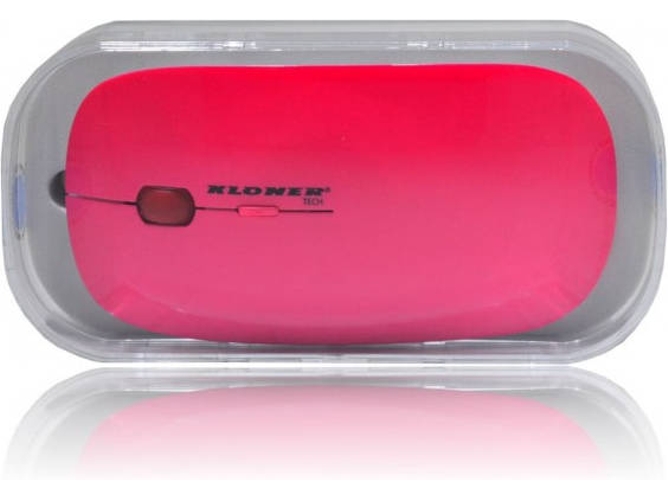 Ratón KL-TECH (Óptico - Rosa)