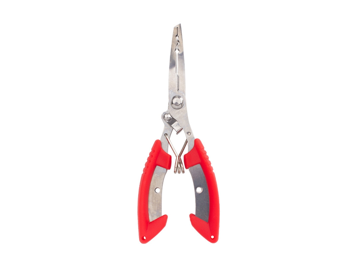 (rojo) Aguja De Pesca De Acero Inoxidable Con Mango Antideslizante Y Extractor De Anzuelos (multifuncional)