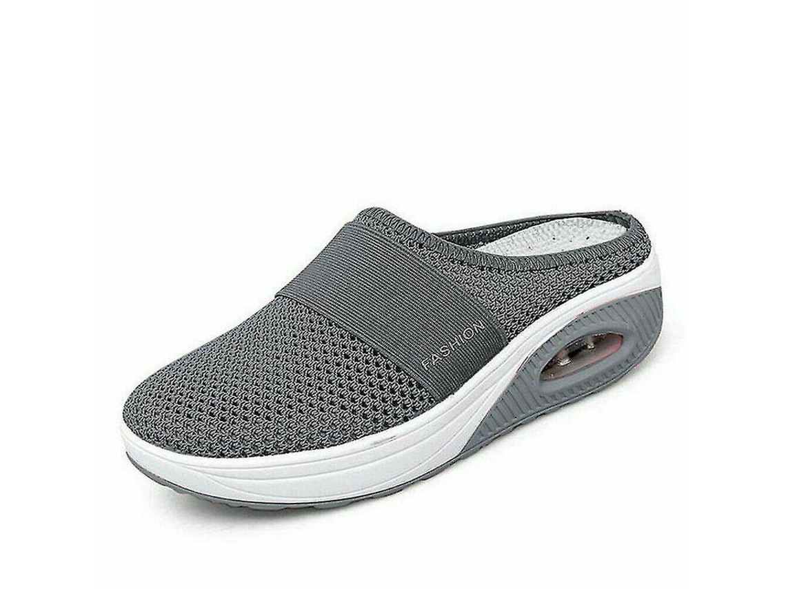 2026-zapatos De Caminar Sin Cordones Con Air Cushion Ortopédicos Antideslizantes Para Diabéticos