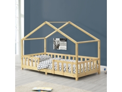 Literas [EN.CASA] (Beige - Madera - 90x200cm)