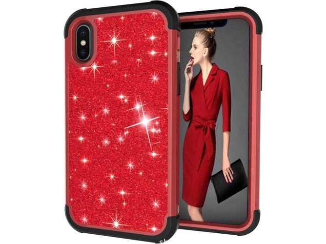 Funda iPhone X, XS WISETONY Yingeer-657 Rojo