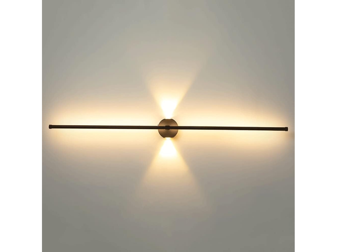 Aplique Mural De Metal Led Lineal Moderno Decorativa