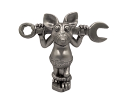 Estatuas de rata de resina para decoración de jardín