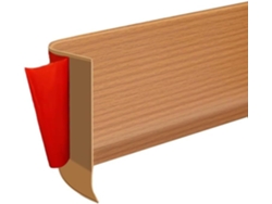 Rodapié Flexible E Impermeable, 3 M X 10 Cm, Tira Base Para Paredes (amarillo)