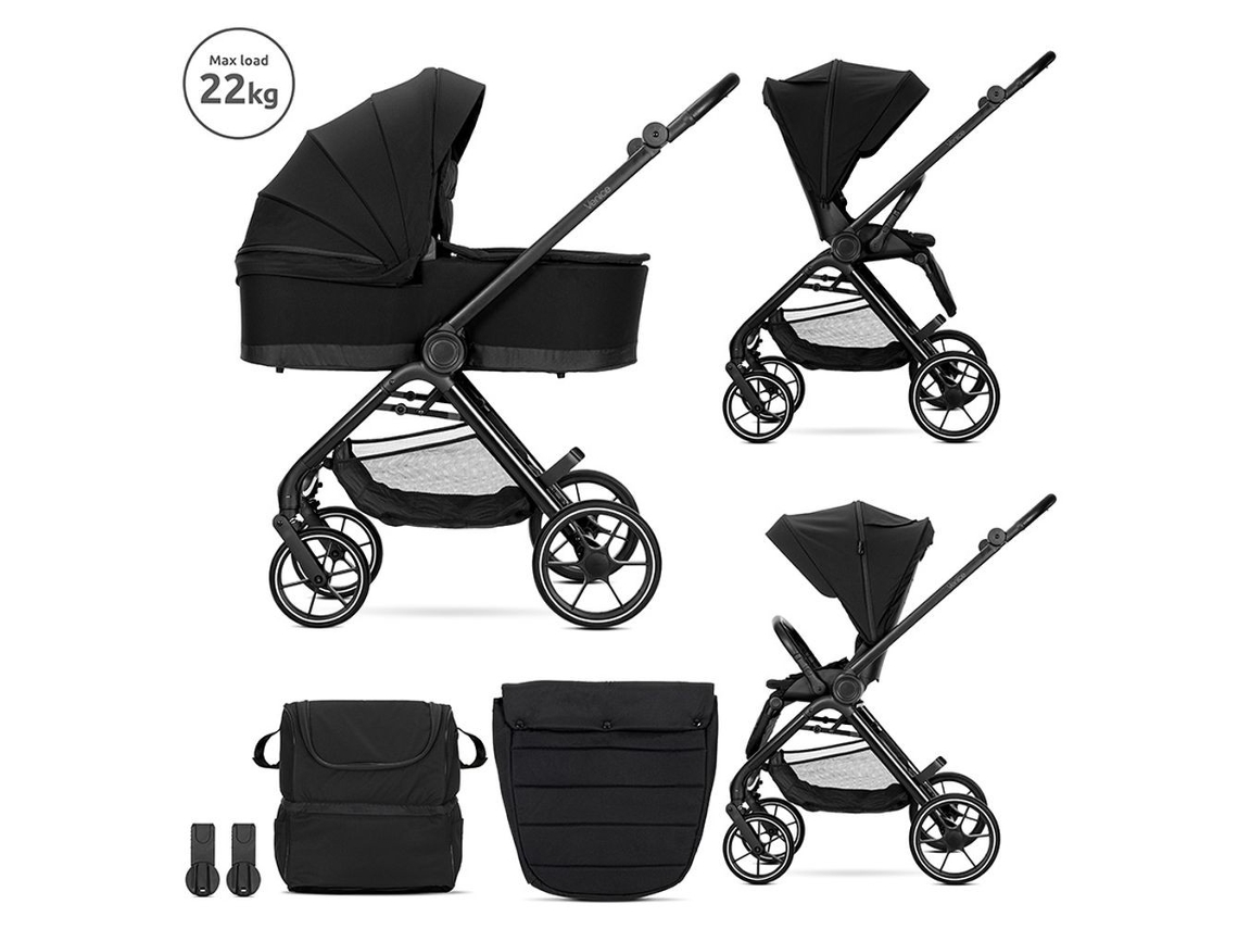 Cochecito Lorelli Venice Duo Negro Hasta 22 kg