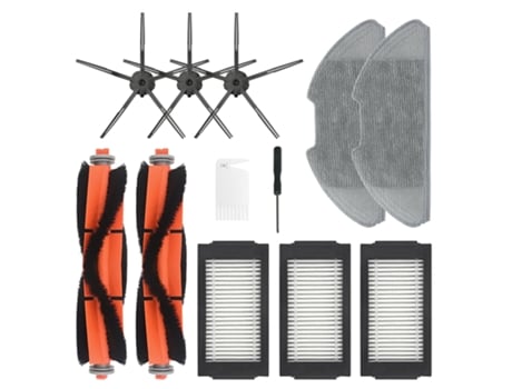 Para aspiradora Mijia Xiaomi Roborock Pro aspiradora robótica filtro cepillos laterales cepillo de rodillo principal paño de mopa fregonas rueda