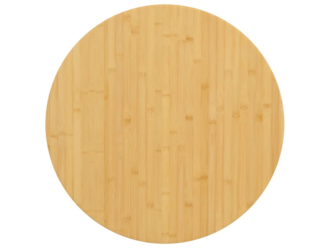Tablero De Mesa | Tablero De Escritorio | Superficie De Mesa De Bambú Ø70x1,5 Cm