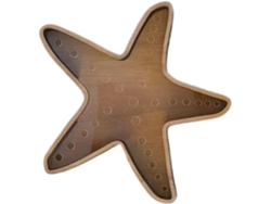 Vitrina transparente con forma de estrella, ideal para la escuela, la oficina, la librería, la estantería, el coche, el mar, el hogar, la cafetería, la tienda o la mesa. GOKOCO