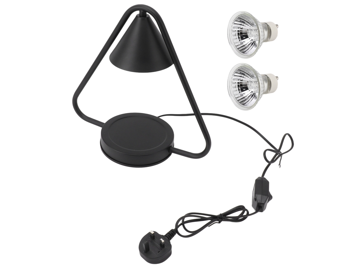 Lámpara eléctrica aromática con calefactor de velas 2026 con regulador de luz para dormitorio, estudio y oficina, enchufe británico.