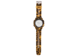 Relógio De Pulso De Quartzo Para Homem E Mulher Com Pulseira De Couro Pu Zhoulianfa (rosa)