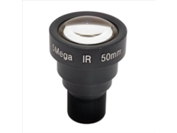 Lente telefoto negra de 50 mm para cámaras de vigilancia, lente de 5 megapíxeles, compatible con sistemas AHD analógicos...