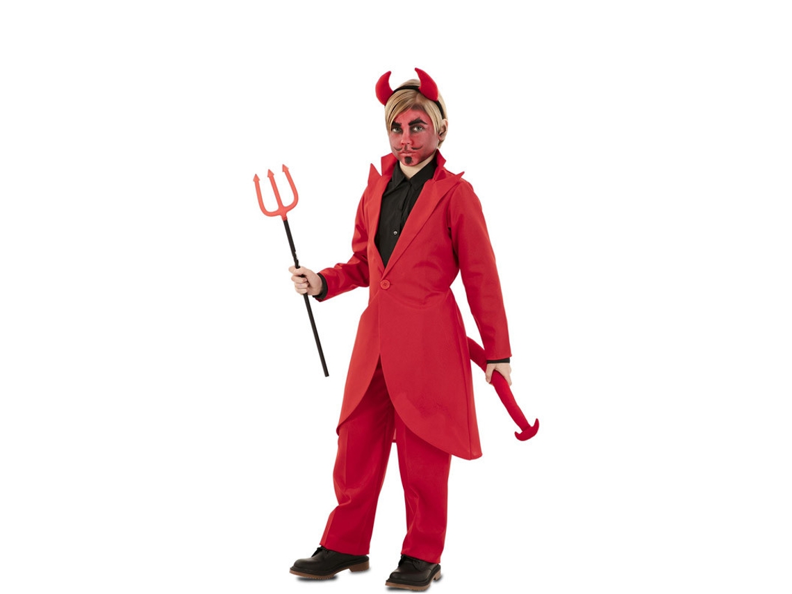 Disfraz de Niño EUROCARNAVALES Demonio Elegante con Casaco  (3 - 4 años)