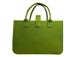 Bolsa de fieltro plegable para la compra de juguetes, compras, salidas, almacenamiento, trabajo, viajes, picnics y uso diario, color azul marino.