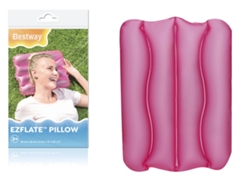 Almohada inflable 38 x 25 cm Rosa Bestway 52127