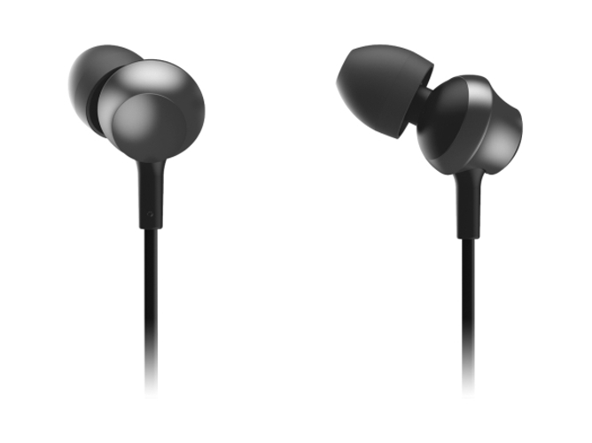 Auriculares con cable PANASONIC RP-TCM360E-K (In ear - Micrófono - Negro)
